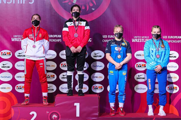 Anastasia Nichita a câștigat medalia de aur la Campionatul European de lupte libere
